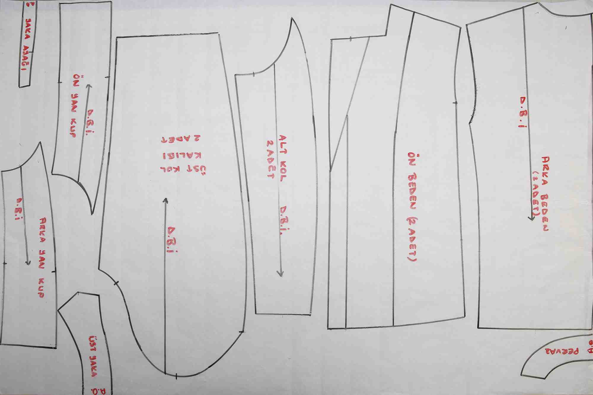 Kadın Ceket Kalıbı Hazırlama Atölyesi