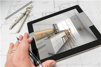 Konut İçin Mutfak Tasarımı (AutoCAD)