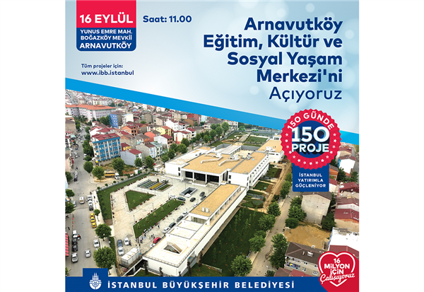 ARNAVUTKÖY BOĞAZKÖY EĞİTİM MERKEZİMİZ AÇILIYOR