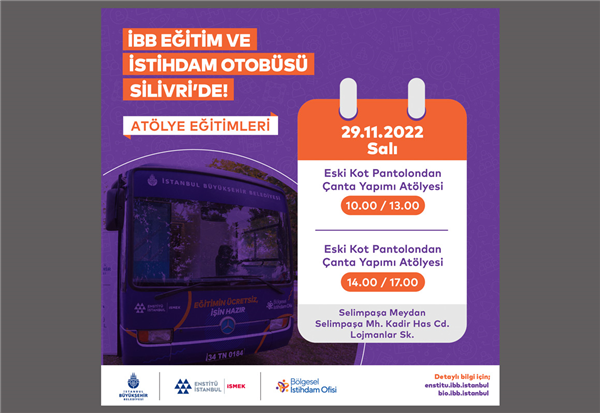 EĞİTİM VE İSTİHDAM OTOBÜSÜ İSTANBULLAR İLE BULUŞUYOR