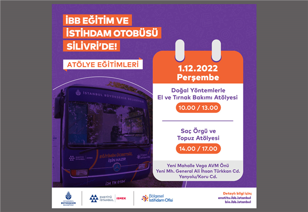 EĞİTİM VE İSTİHDAM OTOBÜSÜ İSTANBULLAR İLE BULUŞUYOR