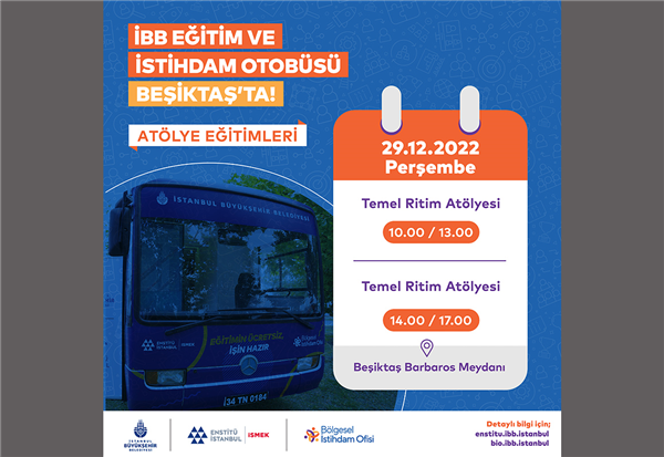 “EĞİTİMBÜS”, İSTANBULLULARLA BEŞİKTAŞ’TA BULUŞUYOR