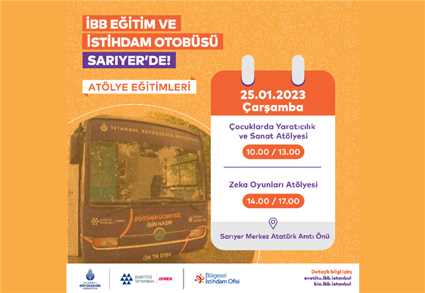 EĞİTİM VE İSTİHDAM OTOBÜSÜ SARIYER’DE