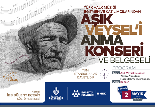 HALK OZANI AŞIK VEYSELİ ANMA KONSERİ