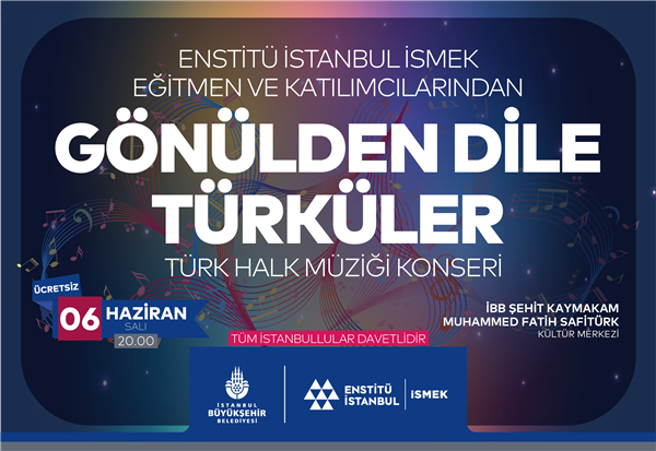 KATILIMCILARIMIZDAN “GÖNÜLDEN DİLE TÜRKÜLER” KONSERİ