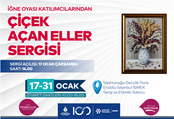 “ÇİÇEK AÇAN ELLER” SERGİSİ AÇILIYOR