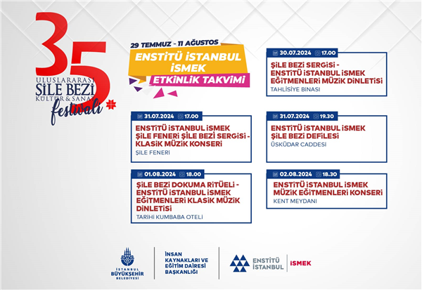 35. ULUSLARARASI ŞİLE BEZİ FESTİVALİ’NDE BİZ DE VARIZ!