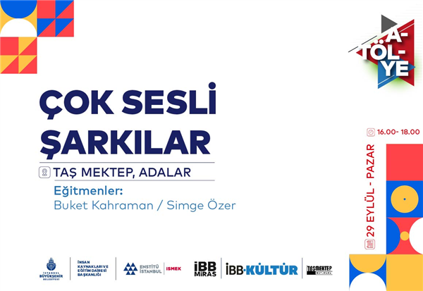TAŞ MEKTEP’TE ÇOK SESLİ ŞARKI ATÖLYESİ