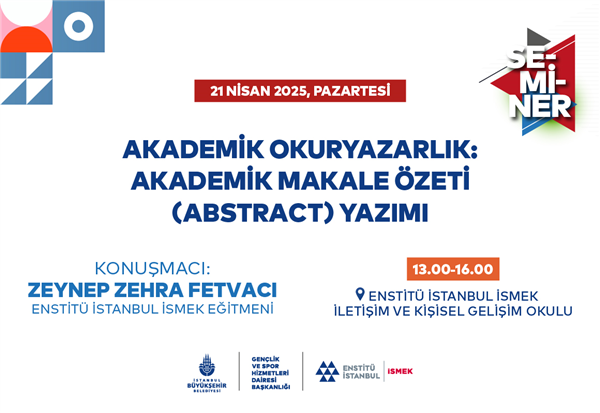 AKADEMİK MAKALE ÖZETİ YAZMAYI ÖĞRENİYORUZ!