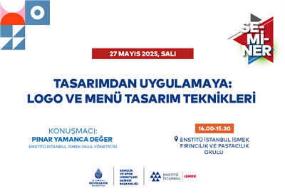 LOGO VE MENÜ TASARIM TEKNİKLERİNİ ÖĞRENMEK İSTEYENLER BU SEMİNERE!