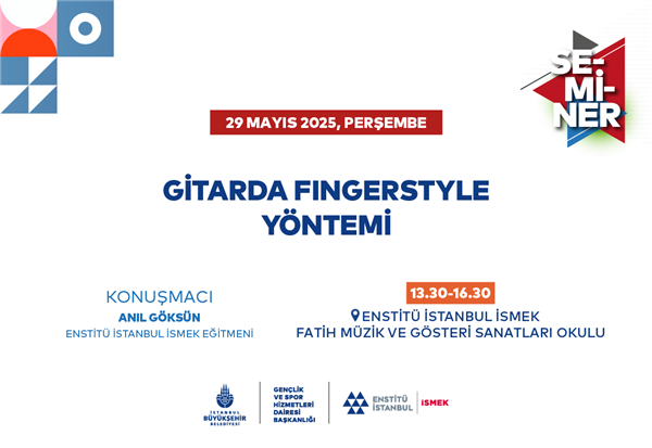 GİTARDA PARMAKLA &Ccedil;ALMA TEKNİĞİNİZİ BU SEMİNERDE GELİŞTİREBİLİRSİNİZ