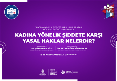 KADINA YÖNELİK ŞİDDETE KARŞI YASAL HAKLARIMIZI SÖYLEŞİDE ELE ALIYORUZ! 