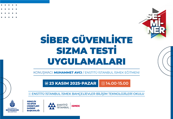 SİBER G&Uuml;VENLİK MERAKLILARI, BU SEMİNERİ KA&Ccedil;IRMAYIN!