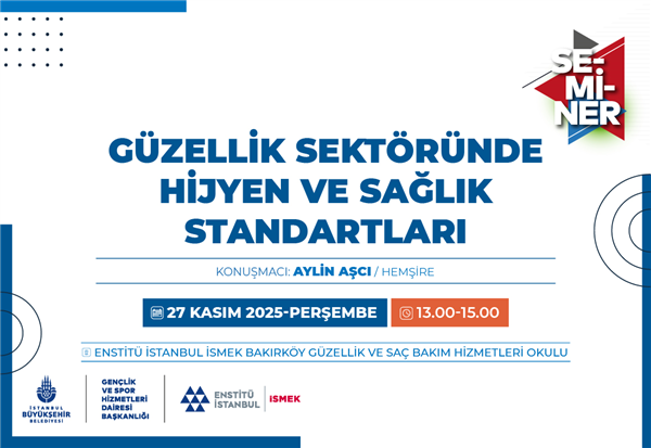 &ldquo;G&Uuml;ZELLİK SEKT&Ouml;R&Uuml;NDE HİJYEN VE SAĞLIK STANDARTLARI&rdquo; SEMİNERİMİZE BEKLİYORUZ!
