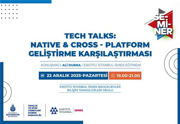 TEKNOLOJİ PROFESYONELLERİ, &ldquo;TECH TALKS&rdquo; SEMİNERİNDE BULUŞUYOR!&nbsp;
