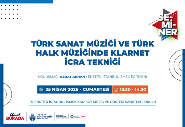 TSM VE THM&rsquo;DE KLARNET İCRA TEKNİKLERİNİ BU SEMİNERDE ELE ALIYORUZ!