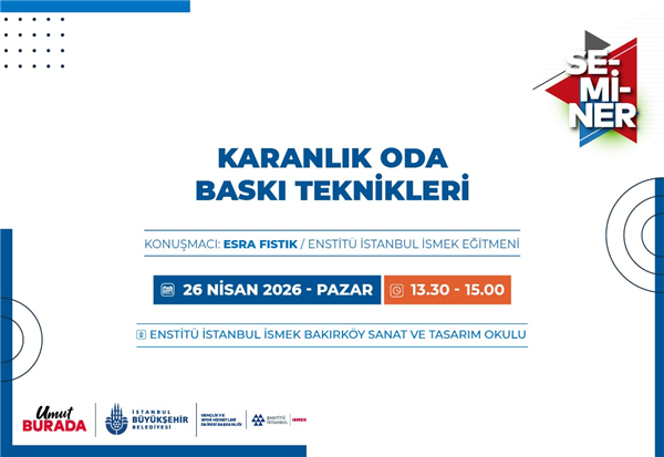 &ldquo;KARANLIK ODA BASKI TEKNİKLERİ&rdquo; SEMİNERİNE DAVETLİSİNİZ!