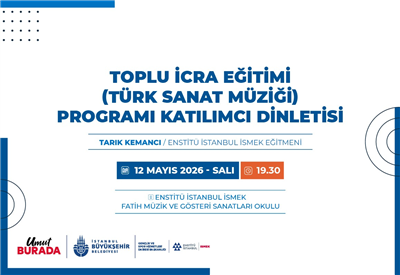 MÜZİK OKULLARIMIZDA MAYIS AYINA ÖZEL KEYİFLİ DİNLETİ TAKVİMİ
