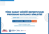 MÜZİK OKULLARIMIZDA MAYIS AYINA ÖZEL KEYİFLİ DİNLETİ TAKVİMİ