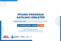 MÜZİK OKULLARIMIZDA MAYIS AYINA ÖZEL KEYİFLİ DİNLETİ TAKVİMİ