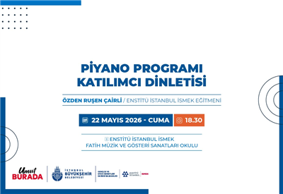 MÜZİK OKULLARIMIZDA MAYIS AYINA ÖZEL KEYİFLİ DİNLETİ TAKVİMİ