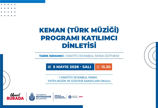 MÜZİK OKULLARIMIZDA MAYIS AYINA ÖZEL KEYİFLİ DİNLETİ TAKVİMİ