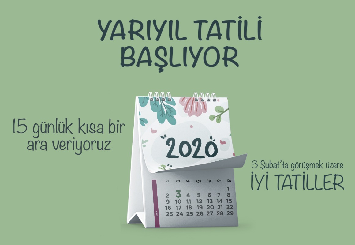 TÜM ÖĞRENCİLERİMİZE İYİ TATİLLER!