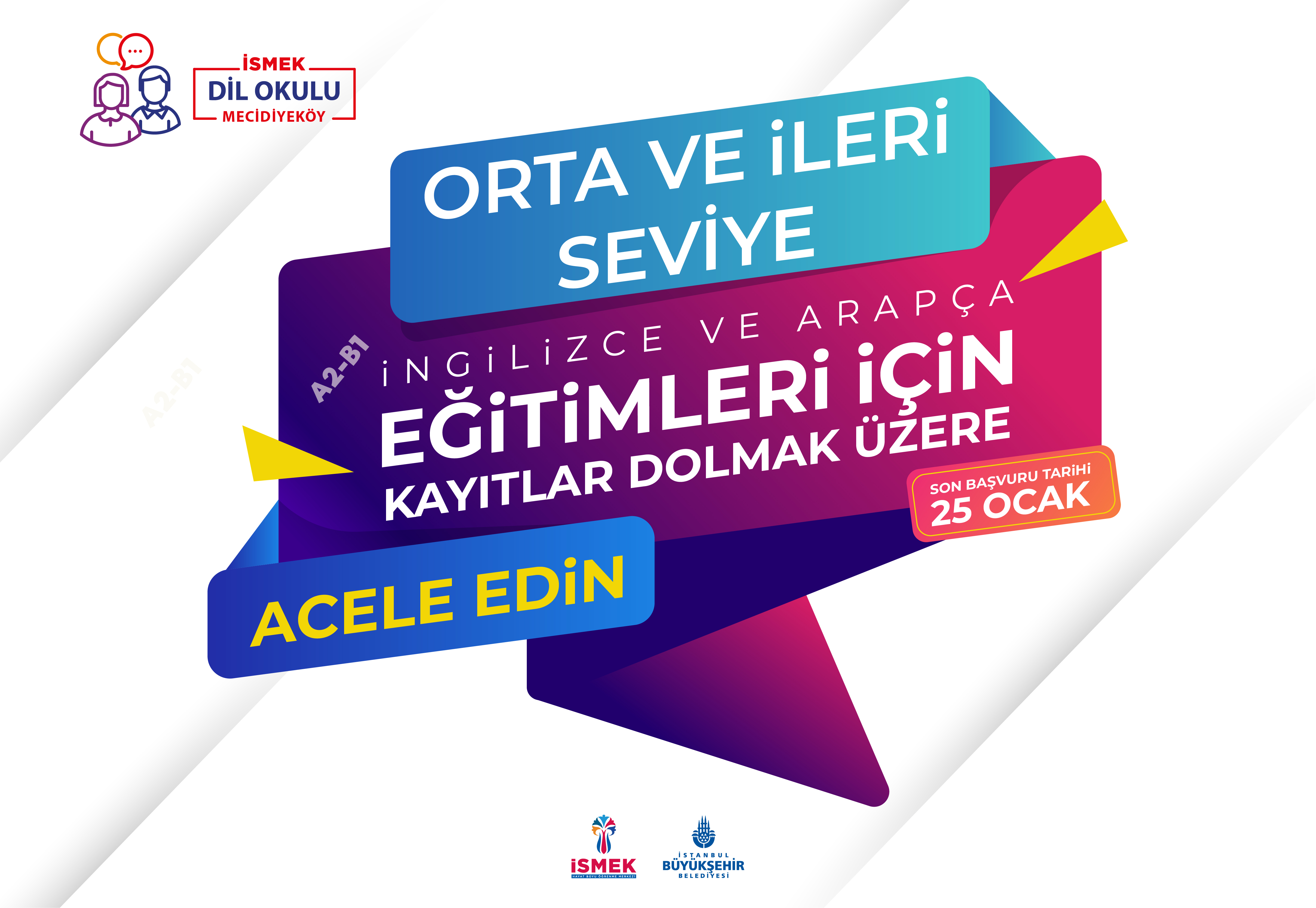 MECİDİYEKÖY DİL OKULU AÇILDI